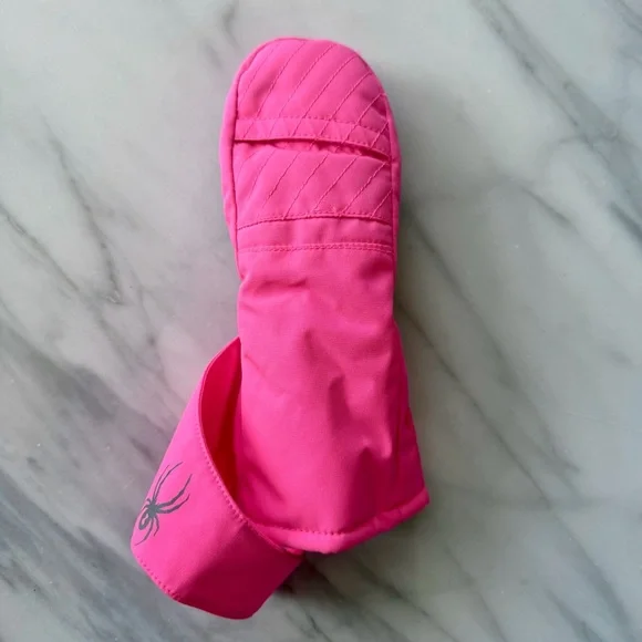 Spyder•Girls Cubby Ski Mittens•LIKE NEW•Hot Pink• - Picture 5 of 12